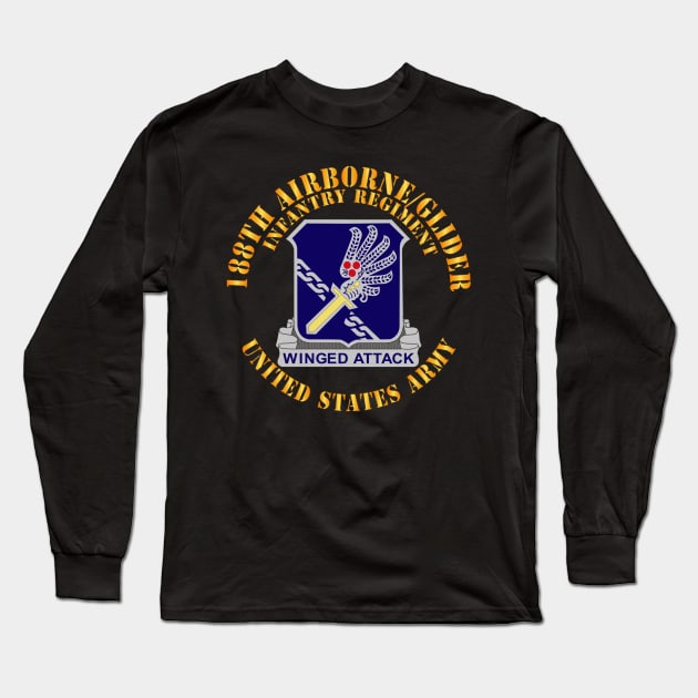 188th Airborne - Glider Infantry Regiment - DUI X 300 Long Sleeve T-Shirt by twix123844